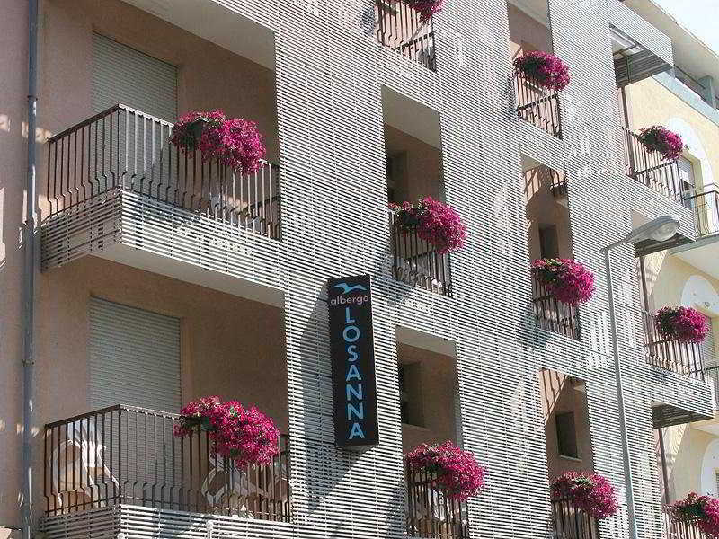 Hotel Losanna Rímini Exterior foto